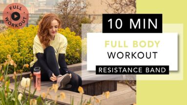 10 minute full body resistance band workout